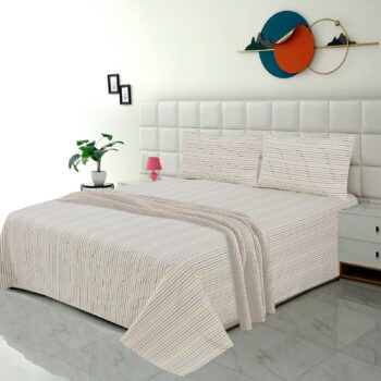 Velora Style Cotton Jacquard Bed Sheet
